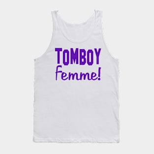 Tomboy Femme Women Woman Girl Strong Jackie Carpenter Best Seller Gift Idea Mom Wife Sister Purple Tank Top